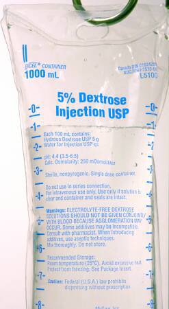 Picture of Caloric Agent Dextrose / Water 5% IV Solution Flexible Bag 1,000 mLL5100