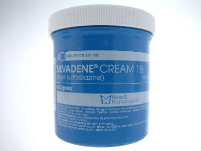 Picture of Silvadene® Silver Sulfadiazine 1% Cream Jar 400 Gram61570013140