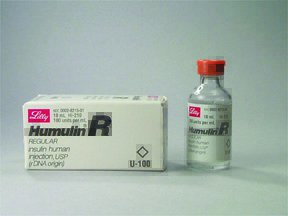 Picture of Humulin® R Regular Human Insulin (rDNA Origin) 100 U / mL Injection Vial 10 mL00002821501