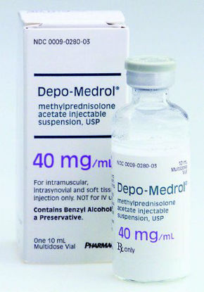 Picture of Depo-Medrol® Methylprednisolone Acetate 40 mg / mL Injection Single Dose Vial 1 mL00009307303