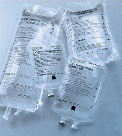 Picture of Replacement Preparation Sodium Chloride 0.45% IV Solution Flexible Bag 1,000 mLL8020
