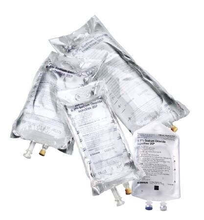Picture of Caloric Agent Dextrose / Sodium Chloride 5% - 0.45% IV Solution Flexible Bag 500 mLL6121