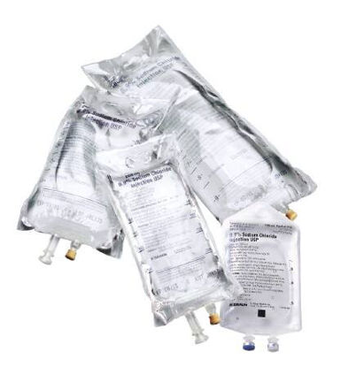 Picture of Caloric Agent Dextrose / Sodium Chloride 5% - 0.45% IV Solution Flexible Bag 500 mLL6121