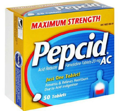 Picture of Antacid Pepcid® AC 20 mg Strength Tablet 50 per Box16837085550