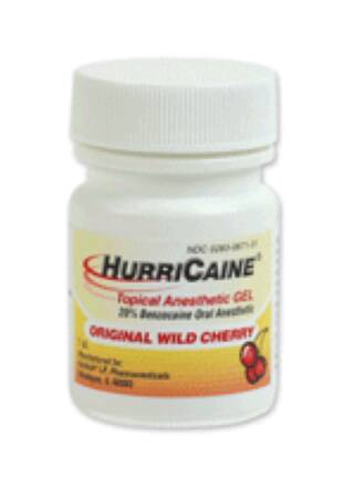 Picture of Oral Pain Relief HurriCaine® 20% Strength Benzocaine Oral Gel 1 oz.00283087131