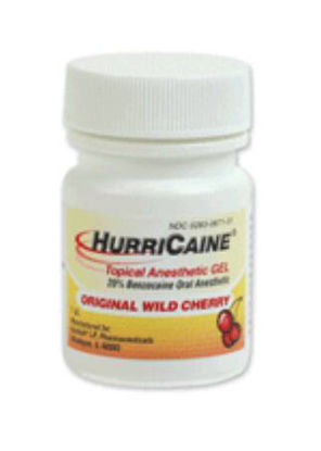 Picture of Oral Pain Relief HurriCaine® 20% Strength Benzocaine Oral Gel 1 oz.00283087131