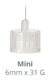 Picture of Insulin Pen Needle UltiCare® Mini 31 Gauge 1/4 Inch Length Safe Disposal System09563