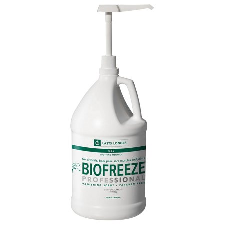 Picture of Topical Pain Relief Biofreeze® Professional 5% Strength Menthol Topical Gel 1 gal.13433