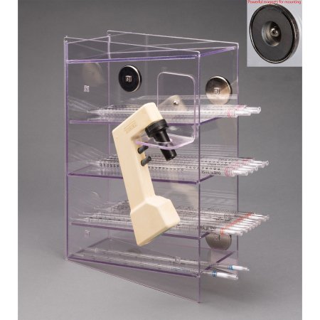 Picture of Pipette Holder 4 Pocket, 4-4/5 X 11 X 16 Inch For Serological PipettesPGSERPIP4-M-BRK