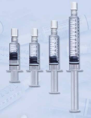 Picture of BD PosiFlush™ IV Flush Solution Sodium Chloride, Preservative Free 0.9% Injection Prefilled Syringe 3 mL Fill in 10 mL306544