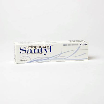 Picture of SANTYL® Collagenase Clostridium Hystoliticum / White Petrolatum 250 Units / Gram Ointment Tube 30 Gram50484001030
