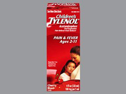 Picture of Children's Pain Relief Children's Tylenol® 160 mg / 5 mL Strength Acetaminophen Oral Suspension 4 oz.50580012350