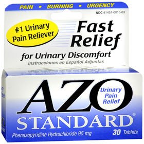 Picture of Urinary Pain Relief AZO® 95 mg Strength Phenazopyridine HCL Tablet 30 per Bottle87651030152