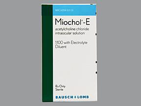 Picture of Miochol-E® Acetylcholine Chloride 1% Vial / Ampule 2 mL24208053920