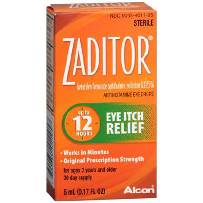 Picture of Allergy Eye Relief Zaditor® 0.17 oz. Eye Drops00065401105