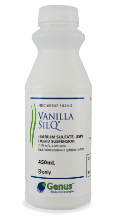 Picture of Vanilla Silq® Barium Sulfate 21 mg / mL, 2.1% Suspension Bottle Vanilla Flavor 450 mL256-1024