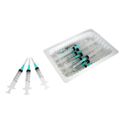 Picture of Syringe with Hypodermic Needle Tray Sol-M™ 5 mL 21 Gauge 1 Inch Detachable Needle Without Safety1852110T