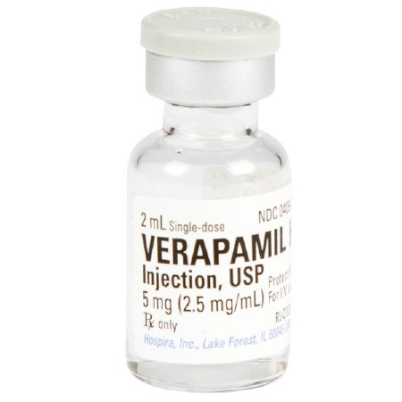 Picture of Verapamil HCl, Preservative Free 2.5 mg / mL Injection Single Dose Vial 2 mL1015090