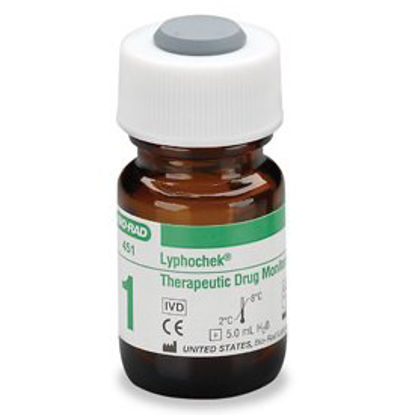 Picture of Assayed Control Lyphochek® Therapeutic Drug Monitoring Level 1 12 X 5 mL451