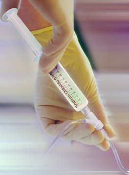 Picture of IV Flush Solution Sodium Chloride, Preservative Free 0.9% Injection Prefilled Syringe 2.5 mL Fill in 3 mL513574