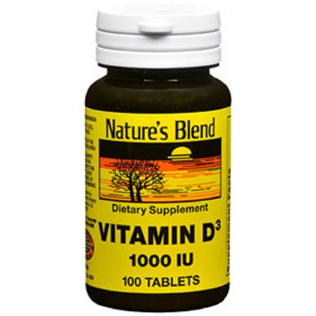 Picture of Vitamin Supplement Nature's Blend Vitamin D 2000 IU Strength Tablet 100 per Bottle54629041120
