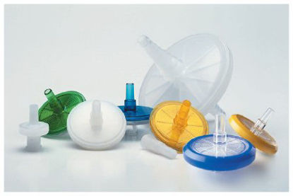 Picture of Syringe Filter EMD Millipore Millex-GV 0.22 µm, Natural, Hydrophilic Polyvinylidene Fluoride (PVDF), HDPE, 4 X 19.7 mm, Sterile, 0.1 cm² Filtration Area, 1 mL Volume, < 10 µL Hold-up Volume, Hydrophilic Wettability, Female Luer-Lok/Male Luer Slip, Stepped Connections, GV Filter Code, Female Luer-Lok® Fitting Inlet, Male Luer Slip Fitting Outlet Stepped, 14 bar (200 psi) Maximum Inlet Pressure, 45 DegreeC Maximum Operating Temperature, Durapore® Media, Ethylene Oxide SterilizationSLGV004SL