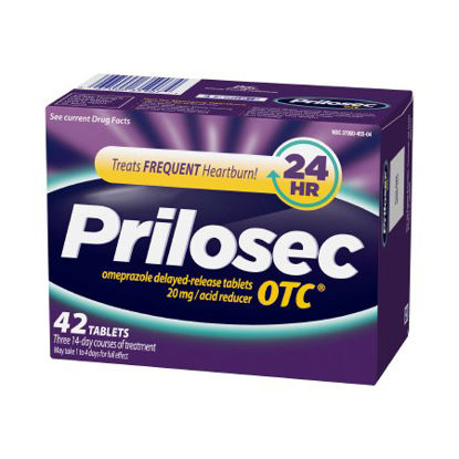 Picture of Antacid Prilosec OTC® 20 mg Strength Tablet 42 per Box37000045504