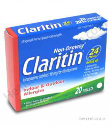 Picture of Allergy Relief Claritin® 10 mg Strength Tablet 20 per Box11523716003