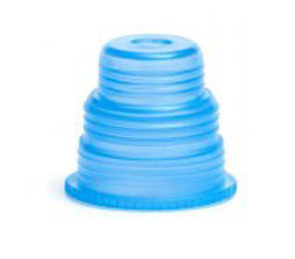 Picture of Hexa-Flex™ Tube Closure Polyethylene Snap Cap Blue For 10, 12, 13, 16 and 18 mm Blood Collection and Culture Tubes NonSterile8370