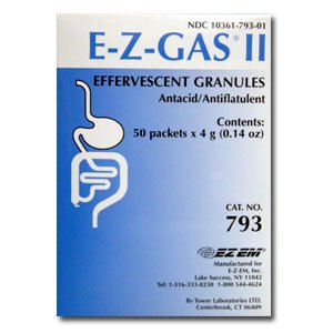 Picture of E-Z Gas® II Sodium Bicarbonate / Citric Acid / Simethicone 0.04 Gram - 2.21 Gram Effervescent Granules Packet 4 Gram902001
