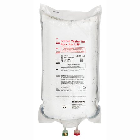 Picture of TITAN XL™ Diluent Sterile Water for Injection, Preservative Free IV Solution Flexible Bag 3,000 mLS8506