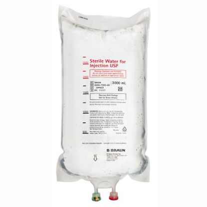 Picture of TITAN XL™ Diluent Sterile Water for Injection, Preservative Free IV Solution Flexible Bag 3,000 mLS8506