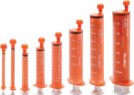 Picture of Oral Medication Syringe Neomed® 0.5 mL Bulk Pack Oral Tip Without SafetyBA-S05EO