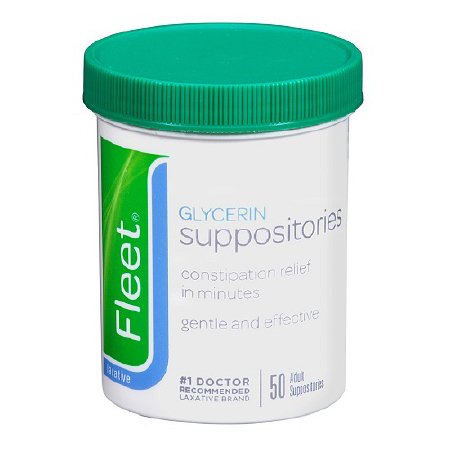 Picture of Laxative Fleet® Suppository 50 per Box 2 Gram Strength Glycerin00132007950