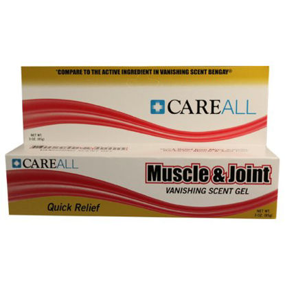Picture of Topical Pain Relief CareAll® Muscle and Joint 2.5% Strength Menthol Topical Gel 3 oz.MJG3