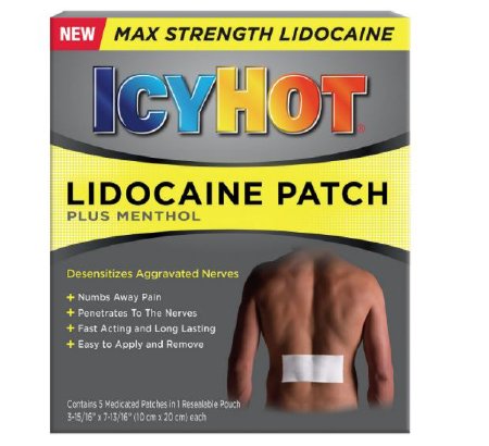 Picture of Topical Pain Relief Icy Hot® 4% - 1% Strength Lidocaine / Menthol Patch 5 per Box04116717201