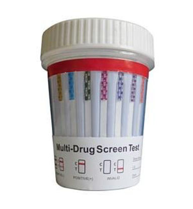 Picture of Drugs of Abuse Test Advin 12-Drug Panel with Adulterants AMP, BAR, BZO, COC, mAMP/MET, MDMA, MOP, MTD, OXY, PCP, TCA, THC (OX, pH, SG) Urine Sample 200 TestsAV-ABCUPA12-06