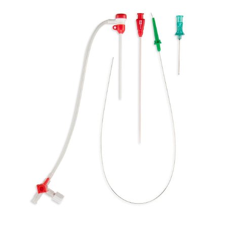 Picture of Radial Sheath Introducer Mini Access Kit Prelude® 4 Fr., Red, 0.018 Inch X 40 cm, 7 cm Length, Guide Wire Core/Tip NT/PT, 21 Gauge X 4 cm Needle Gauge/LengthPSI-4F-7-018NT4