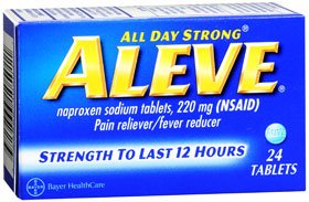 Picture of Pain Relief Aleve® 220 mg Strength Naproxen Sodium Tablet 24 per Bottle25866105001