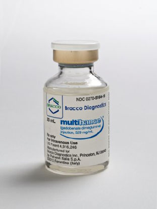 Picture of Multihance® Gadobenate Dimeglumine, Preservative Free 529 mg / mL Injection Single Dose Vial 20 mL00270516415