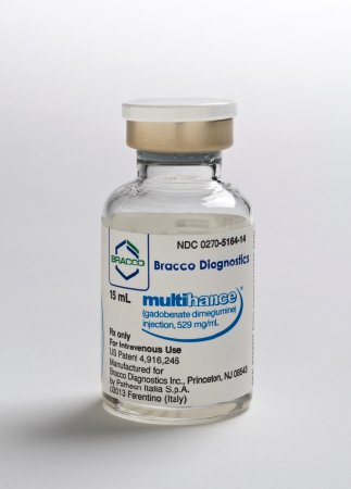Picture of Multihance® Gadobenate Dimeglumine, Preservative Free 529 mg / mL Injection Single Dose Vial 15 mL00270516414