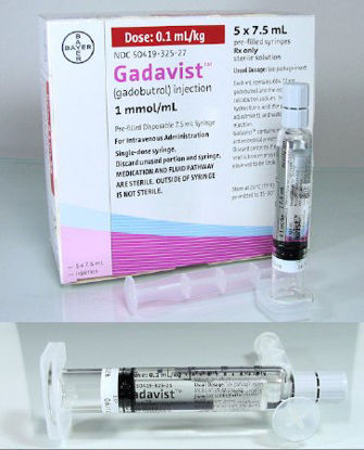 Picture of Gadavist™ Gadobutrol 1 mmol / mL Injection Prefilled Syringe 7.5 mL50419032527