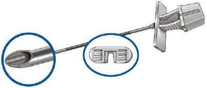 Picture of Epidural Needle Reganes™ Weiss , Tuohy Style 17 Gauge 3-1/2 Inch 8 Degree Bevel Angle TypeRP1735P