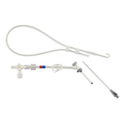 Picture of Short Sheath Introducer Prelude® 5 Fr., Gray, 0.038 Inch X 50 cm, 4 cm LengthPSS-5F-4-038MT