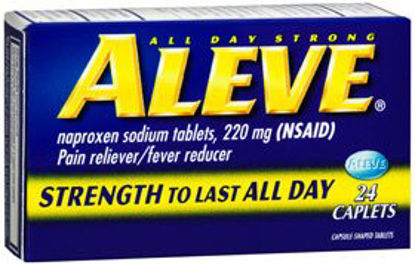 Picture of Pain Relief Aleve® 220 mg Strength Naproxen Sodium Caplet 24 per Bottle25866105002