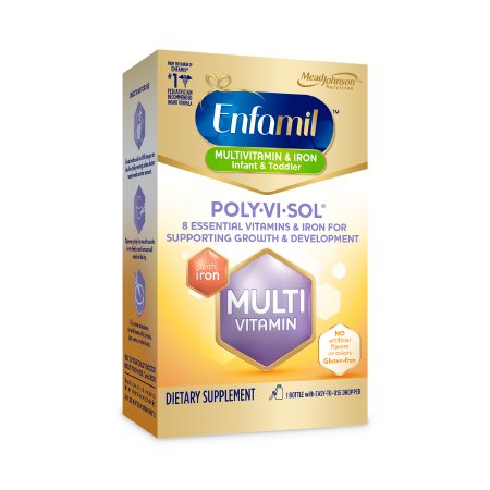 Picture of Pediatric Multivitamin Supplement Poly·Vi·Sol® with Iron Vitamin A 1500 IU Strength Oral Drops 1.67 oz.00087040501