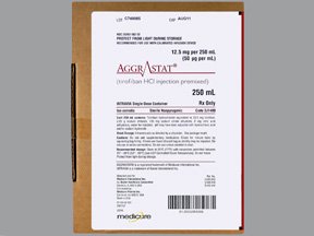 Picture of Aggrastat® Tirofiban 50 mcg / mL Injection Flexible Bag 250 mL25208000202