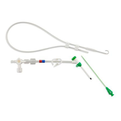 Picture of Short Sheath Introducer Prelude® 6 Fr., Green, 0.038 Inch X 50 cm, 4 cm LengthPSS-6F-4-038MT