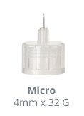 Picture of Insulin Pen Needle UltiCare® Micro 32 Gauge 1/8 Inch Length Without Safety09545