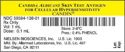 Picture of Candin® Allergenic Antigen Candida Albicans Scratch Test Multiple Dose Vial 1 mL59584013801